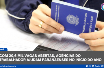 Com 20,6 mil vagas abertas, Agências do Trabalhador ajudam paranaenses no início do ano