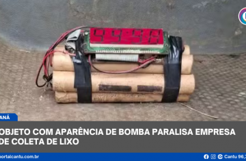 Objeto com aparência de bomba paralisa empresa de coleta de lixo