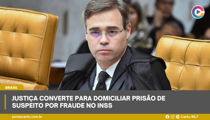 Justiça converte para domiciliar prisão de suspeito por fraude no INSS