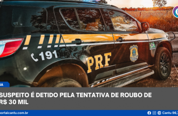 Ibema - Suspeito é detido pela tentativa de roubo de R$ 30 mil