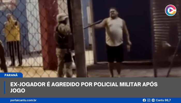 Ex-jogador é agredido por policial militar após jogo