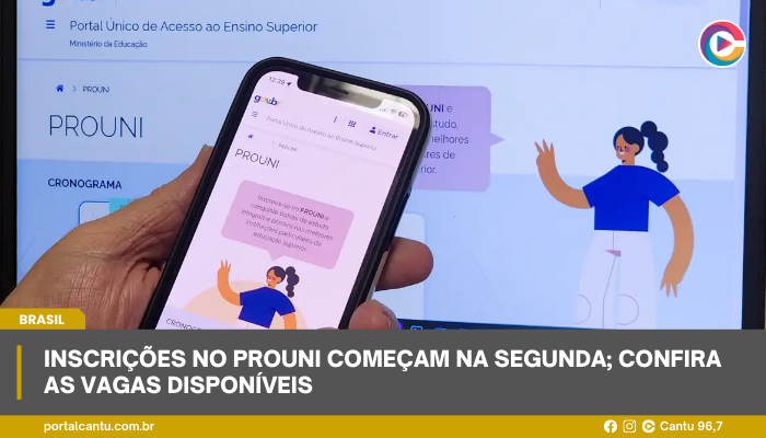 Inscrições no ProUni começam na segunda; confira as vagas disponíveis