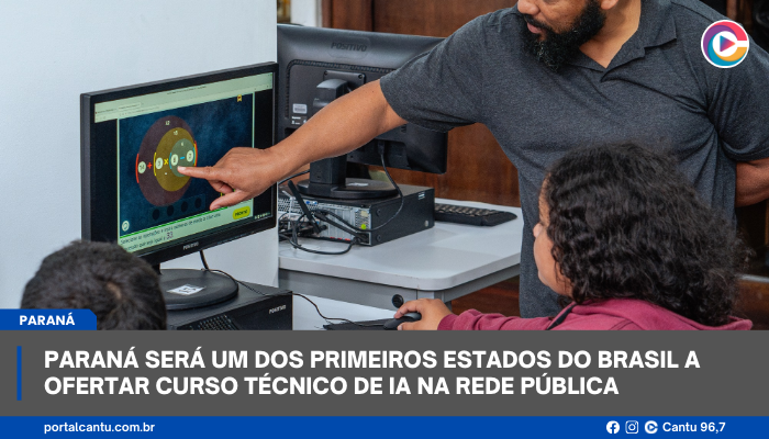 Paraná será um dos primeiros estados do Brasil a ofertar curso técnico de IA na rede pública