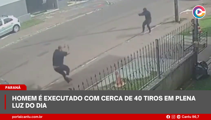 Homem é executado com mais de 40 tiros em plena luz do dia