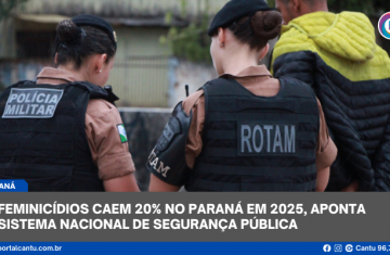 Feminicídios caem 20% no Paraná em 2025, aponta Sistema Nacional de Segurança Pública