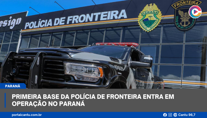 Primeira base da Polícia de Fronteira entra em operação no Paraná