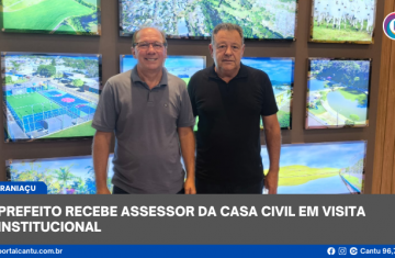 Guaraniaçu - Prefeito recebe assessor da Casa Civil em visita institucional