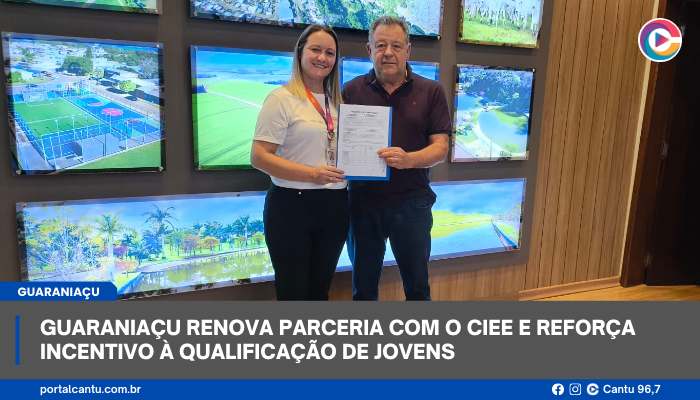 Guaraniaçu - Município renova parceria com o CIEE e reforça incentivo à qualificação de jovens