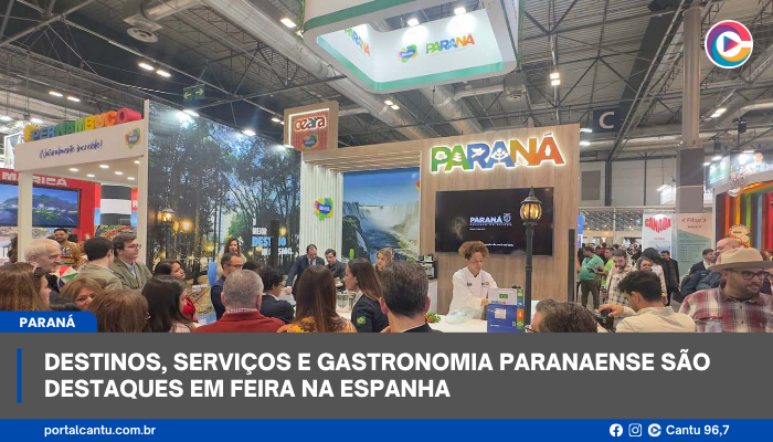 Destinos, serviços e gastronomia paranaense são destaques em feira na Espanha