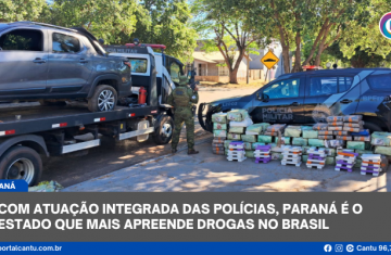 Com atuação integrada das polícias, Paraná é o estado que mais apreende drogas no Brasil