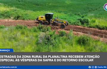 Guaraniaçu - Estradas da zona rural da Planaltina recebem atenção especial às vésperas da safra e do retorno escolar
