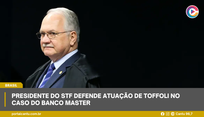Presidente do STF defende atuação de Toffoli no caso do Banco Master