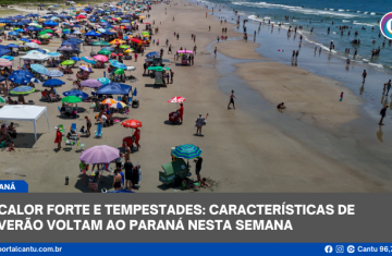 Calor forte e tempestades: características de verão voltam ao Paraná nesta semana