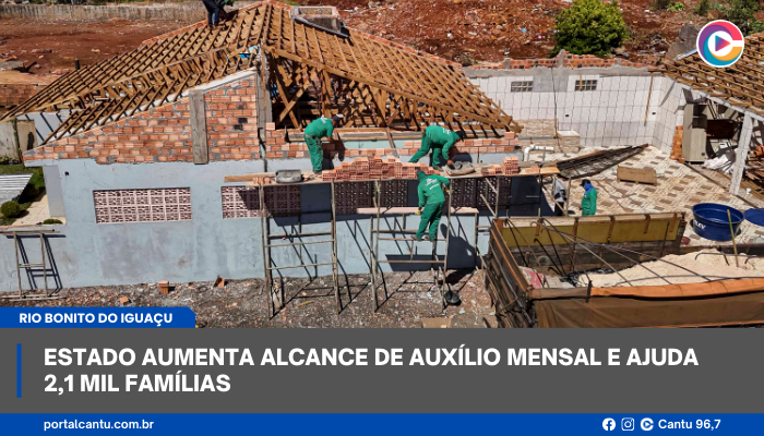 Rio Bonito do Iguaçu - Estado aumenta alcance de auxílio mensal e ajuda 2,1 mil famílias