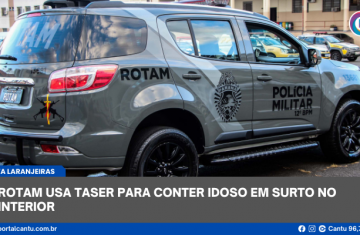 Nova Laranjeiras - ROTAM usa taser para conter idoso em surto no interior