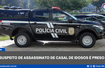Ibema - Suspeito de assassinato de casal de idosos é preso