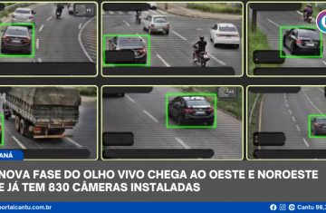 Nova fase do Olho Vivo chega ao Oeste e Noroeste e já tem 830 câmeras instaladas
