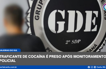 Laranjeiras do Sul - Traficante de cocaína é preso após monitoramento policial