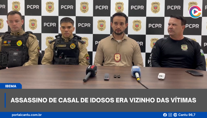 Ibema - Assassino de casal de idosos era vizinho das vítimas