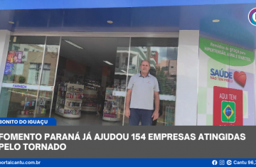 Rio Bonito do Iguaçu - Fomento Paraná já ajudou 154 empresas atingidas pelo tornado
