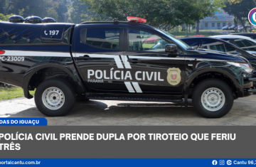 Quedas do Iguaçu - Polícia civil prende dupla por tiroteio que feriu três