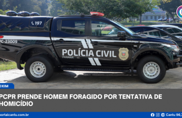 Goioxim - PCPR prende homem foragido por tentativa de homicídio
