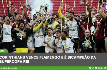 Corinthians vence Flamengo e é bicampeão da Supercopa Rei