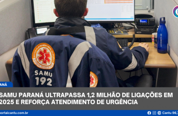 Samu Paraná ultrapassa 1,2 milhão de ligações em 2025 e reforça atendimento de urgência