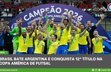 Brasil bate Argentina e conquista 12º título na Copa América de Futsal
