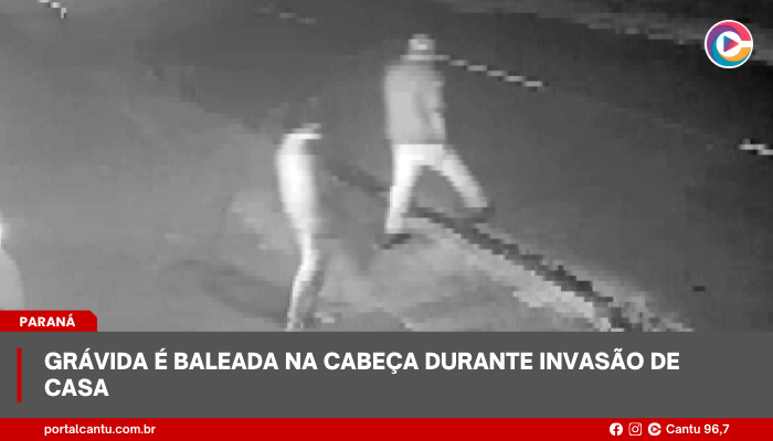 Grávida é baleada na cabeça durante invasão de casa