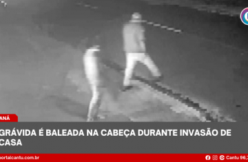 Grávida é baleada na cabeça durante invasão de casa