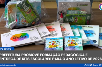 Campo Bonito - Prefeitura promove formação pedagógica e entrega de kits escolares para o ano letivo de 2026