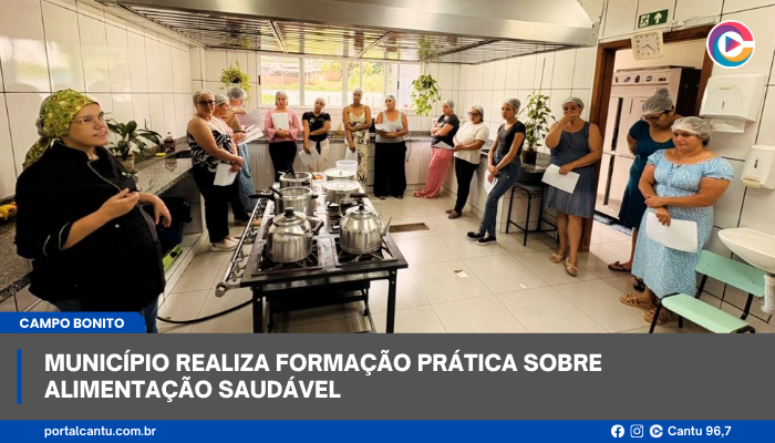 Campo Bonito - Município realiza formação prática sobre alimentação saudável