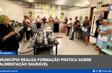 Campo Bonito - Município realiza formação prática sobre alimentação saudável