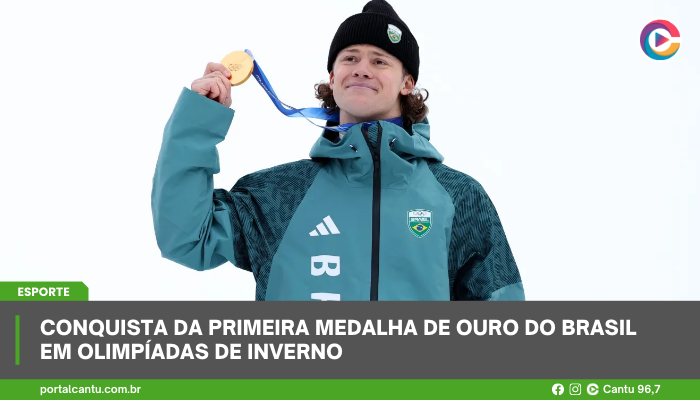 Conquista da primeira medalha de ouro do Brasil em Olimpíadas de Inverno
