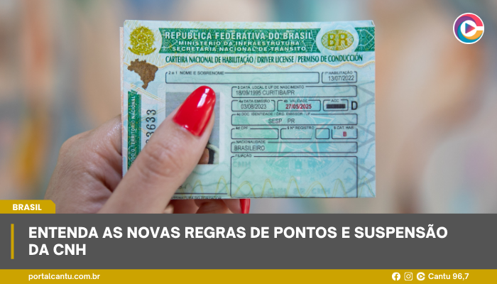 Entenda as novas regras de pontos e suspensão da CNH