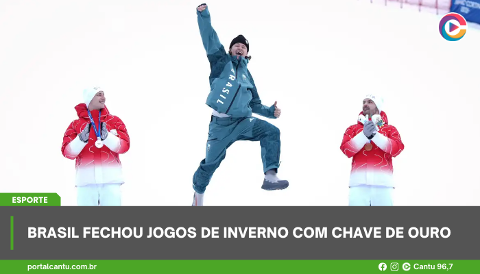 Brasil fechou Jogos de Inverno com chave de ouro