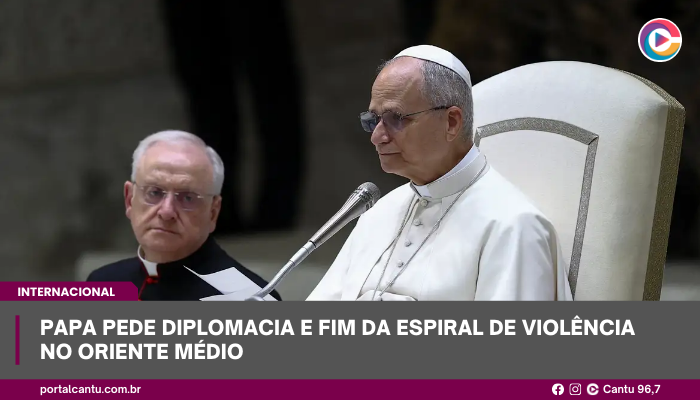 Papa pede diplomacia e fim da espiral de violência no Oriente Médio