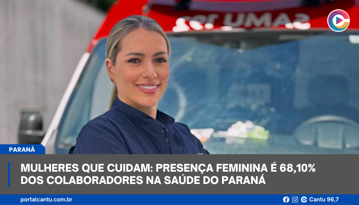 Mulheres que cuidam: presença feminina é 68,10% dos colaboradores na saúde do Paraná