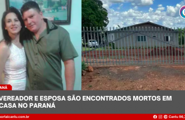 Vereador e esposa são encontrados mortos em casa no Paraná