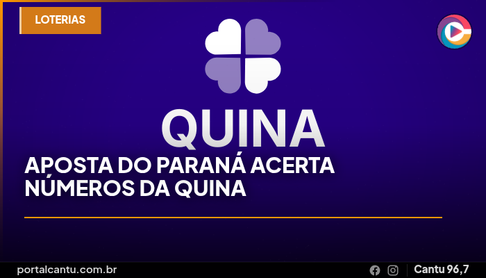 Aposta do Paraná acerta números da Quina