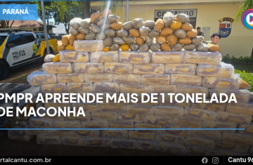 PMPR apreende mais de 1 tonelada de maconha