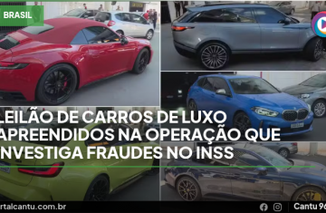 Leilão de carros de luxo apreendidos na operação que investiga fraudes no INSS