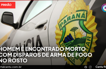 Pinhão - Homem é encontrado morto com disparos de arma de fogo no rosto