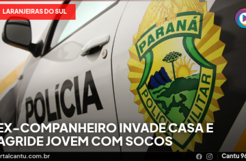 Laranjeiras do Sul - Ex-companheiro invade casa e agride jovem com socos