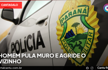 Cantagalo - Homem pula muro e agride o vizinho