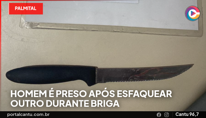 Palmital - Homem é preso após esfaquear outro durante briga