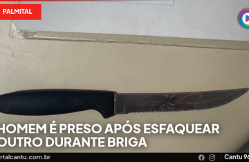 Palmital - Homem é preso após esfaquear outro durante briga