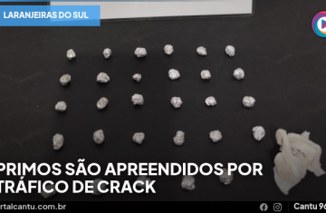 Laranjeiras do Sul - Primos são apreendidos por tráfico de crack