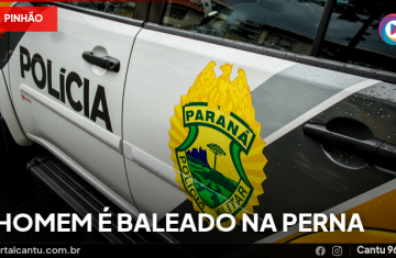 Pinhão - Homem é baleado na perna